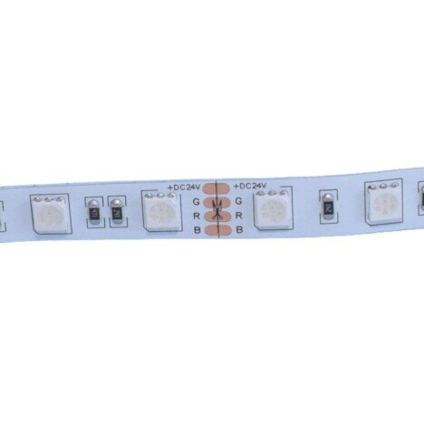 BANDA LED RGB 24V- 60LED/M, EXTERIOR IP65 - 5M/ROL